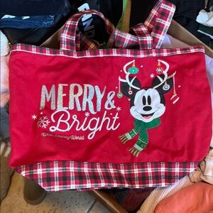 Disney World Mickey Mouse Holiday Tote Bag